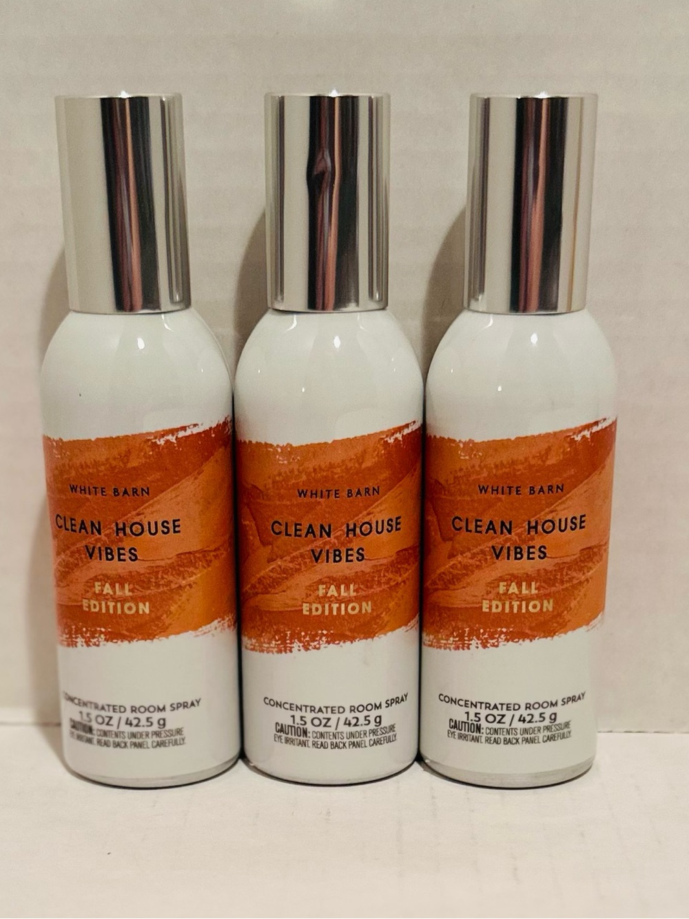 Bath & Body NEW (3) Clean House Vibes - Fall Edition Room Sprays